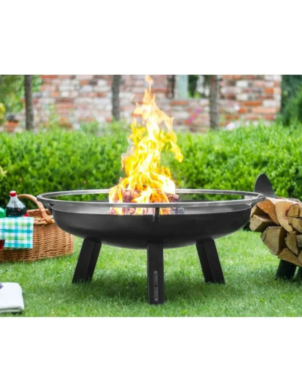 COOK KING - Brasero de jardin porto en acier-braséro seul-ø 80cm--