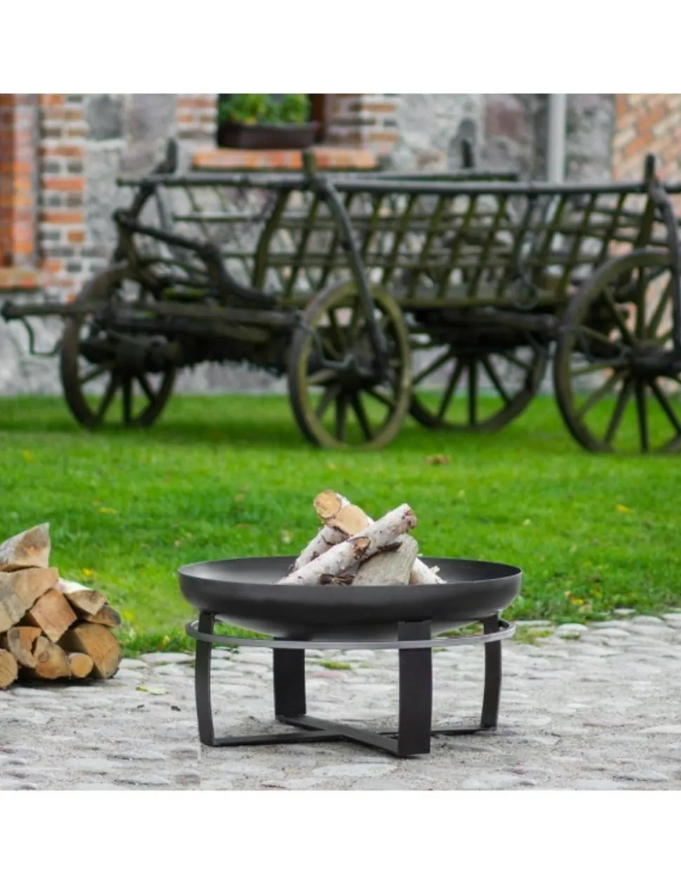 COOK KING - Brasero de jardin viking en acier-braséro seul-ø 60cm--