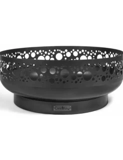 COOK KING - Brasero de jardin boston décoré en acier 80 cm-braséro seul-80 --