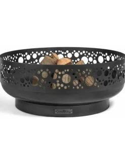 COOK KING - Brasero de jardin boston décoré en acier 80 cm-braséro seul-80 --
