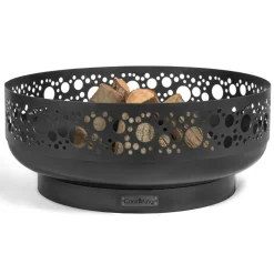 COOK KING - Brasero de jardin boston décoré en acier 80 cm-braséro seul-80 --