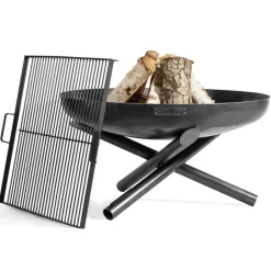 COOK KING - Brasero de jardin indiana en acier-braséro seul-ø 80cm-60 --
