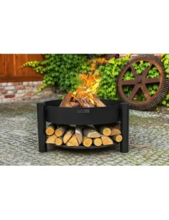 COOK KING - Brasero de jardin solafa 80cm avec grille en acier 60 cm