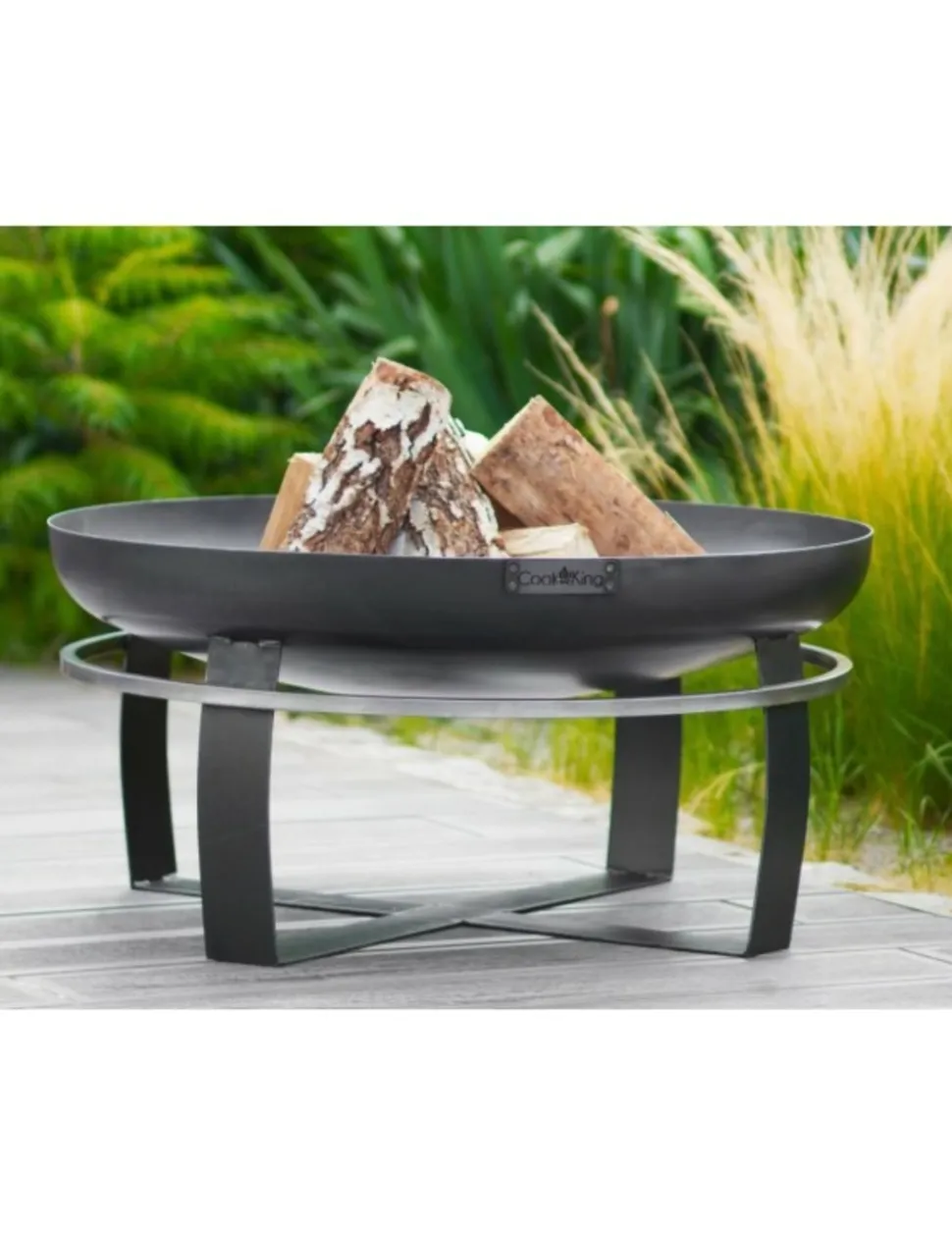COOK KING - Brasero de jardin viking en acier-braséro seul-ø 70cm--
