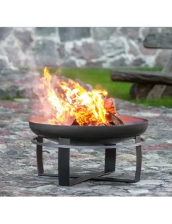 COOK KING - Brasero de jardin viking en acier-braséro seul-ø 70cm--