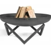 COOK KING - Brasero de jardin santiago en acier-braséro seul-ø 80cm-60 --