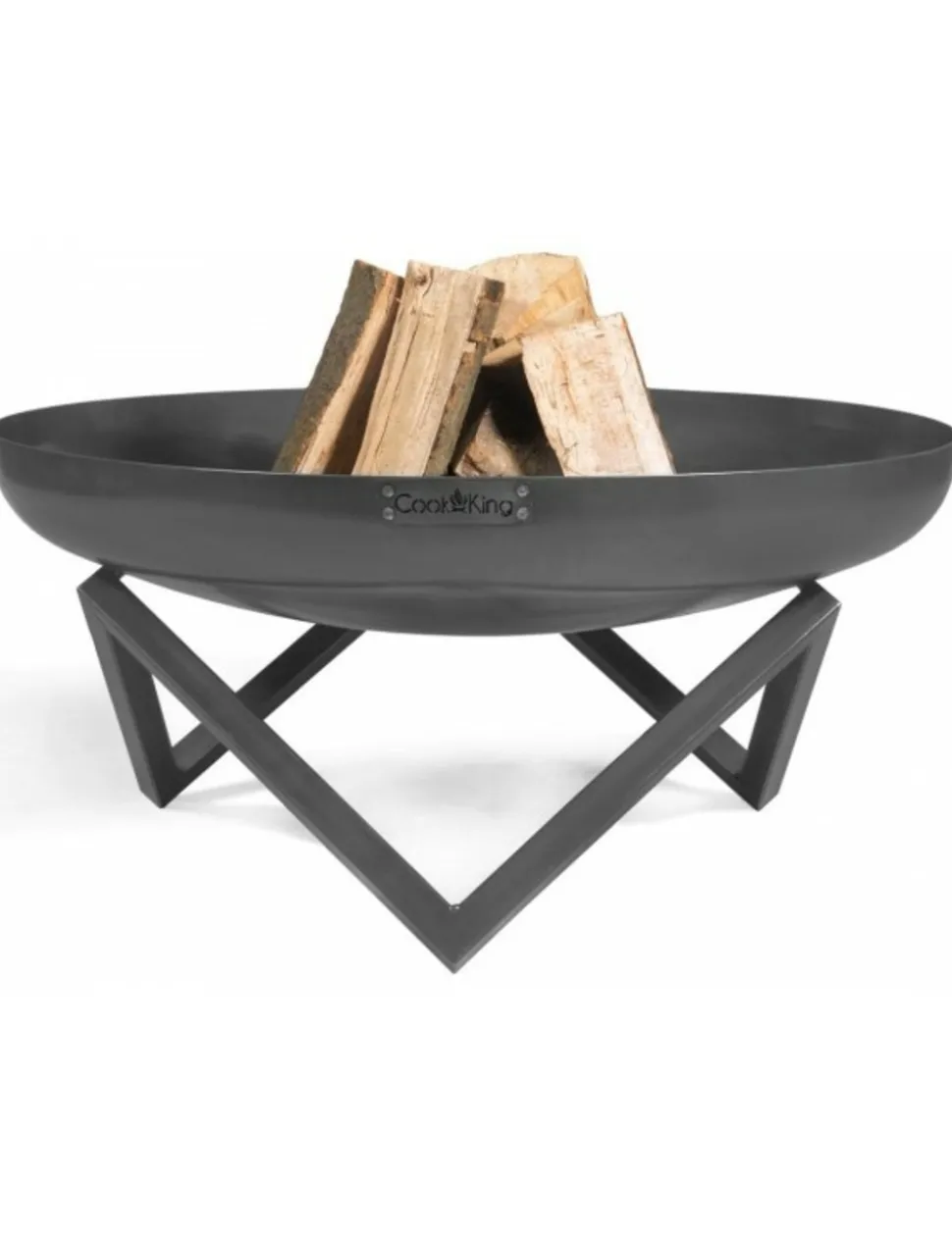 COOK KING - Brasero de jardin santiago en acier-braséro seul-ø 80cm-60 --