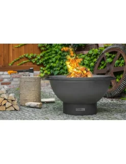 COOK KING - Braséro de jardin premium fat boy 85cm en acier-85 ---braséro seul