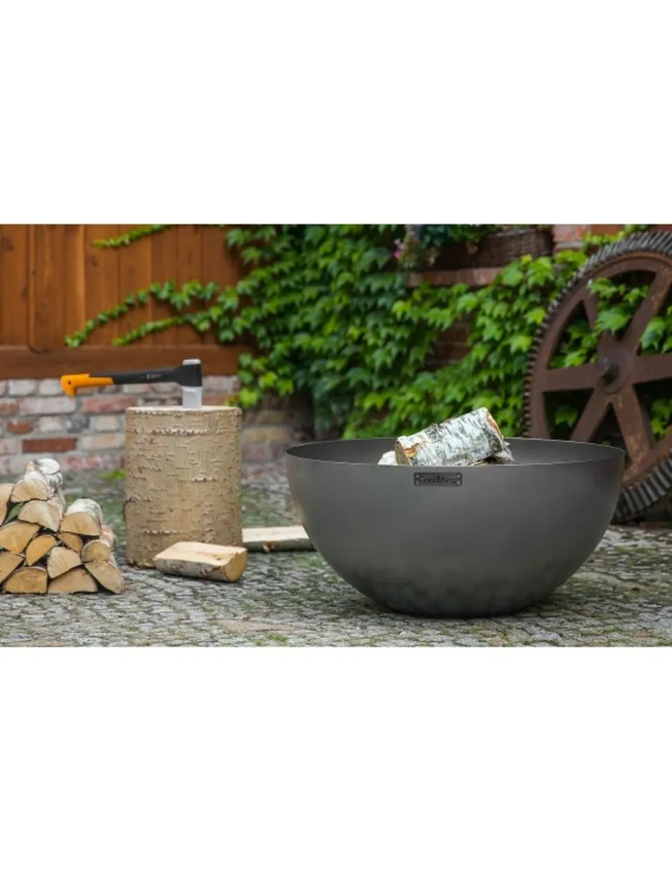 COOK KING - Braséro de jardin prémium dallas 85cm en acier-85 ---braséro seul