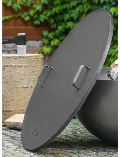 COOK KING - Couvercle de brasero rond avec 2 anses-ø 61,5cm-61.5 --