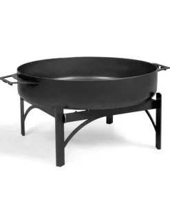 COOK KING - Grande poêle, faitout en acier naturel 50 cm avec 2 poignées-sans support-50 --