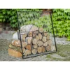 COOK KING - Grille de cuisson carrée pour brasero en acier-acier noir sablé--58x58 cm--acier noir sablé