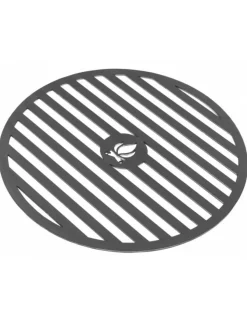 COOK KING - Plaque de cuisson avec grille pour braséro en acier-sans anses-102cm--
