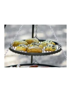 COOK KING - Trépied doua avec double grille en acier inoxydable--40x70 cm-