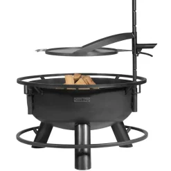 COOKKING - Braséro de jardin avec grille multifonctionnel 80cm de la grille 70