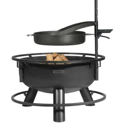 COOKKING - Braséro de jardin avec grille multifonctionnel 80cm de la grille 70