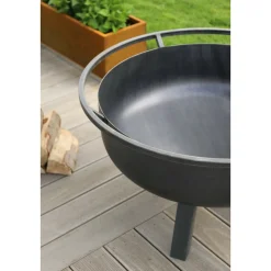 COOKKING - Braséro de jardin xxl porto en acier de 80cm de diamètre avec finition de haute