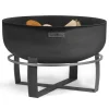 COOKKING - Braséro de jardin xxl viking en acier de 80cm de diamètre avec finition de haute