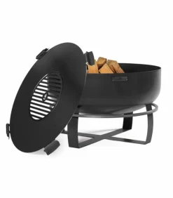 COOKKING - Braséro de jardin xxl viking en acier de 80cm de diamètre avec finition de haute