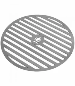 COOKKING - Plaque de cuisson en acier inox pour braséro de 82 cm à 102cm avec une grille 4