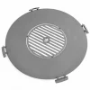 COOKKING - Plaque de cuisson en inox pour braséro, grille 40cm, poignées ergonomiques, cookking, 222412