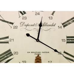 DÉCORATION D'AUTREFOIS - Horloge ancienne balancier dupont & allardet bois blanc - décoration d'autrefois