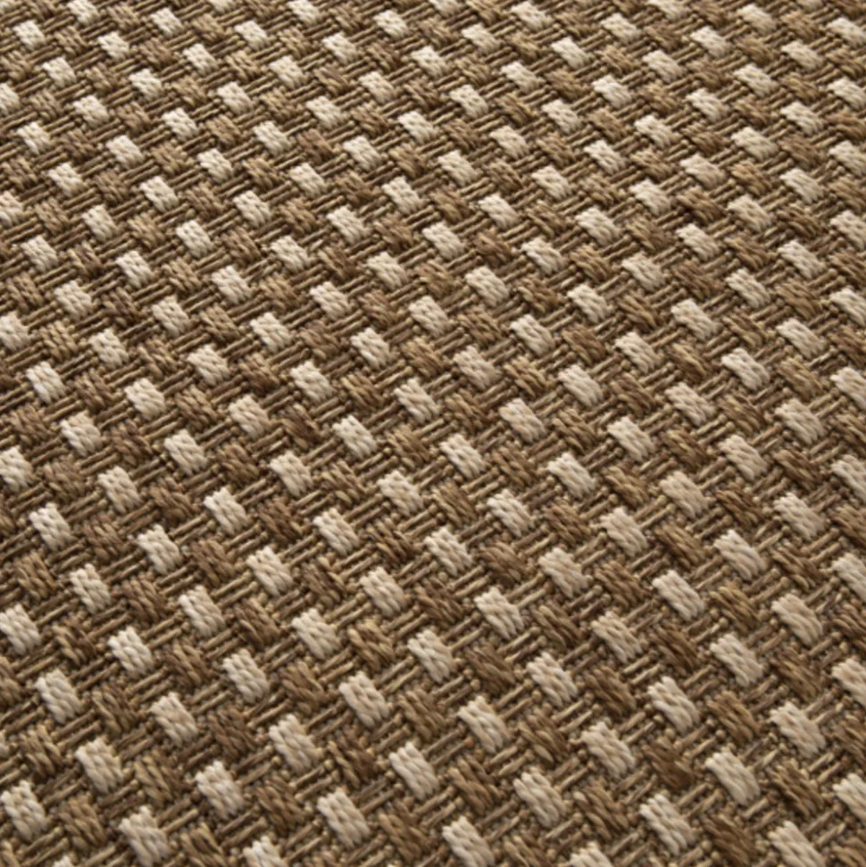 DÉCOWEB - Tapis d'extérieur ou d'intérieur aspect sisal - tijuana - camel - 80 x 150 cm