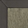 DÉCOWEB - Tapis intérieur / extérieur nusa - écorce - ganse anthracite - 80 x 150 cm