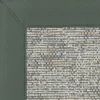 DÉCOWEB - Tapis intérieur / extérieur jambi - nuances gris perle - ganse grise - 160 x 230 cm