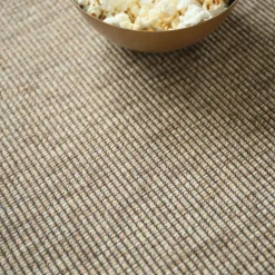 DÉCOWEB - Tapis intérieur / extérieur nusa - beige - galon beige foncé - 200 x 290 cm