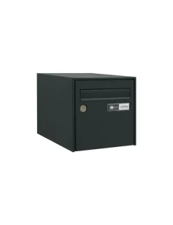 DECAYEUX - Boite aux lettres steelbox double porte noir - decayeux