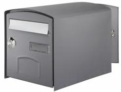 DECAYEUX - Boîte aux lettres normalisée 2 portes extérieur decayeux acier gris satiné