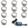 DECKLINEA - 10 spots led à encastrer - blanc chaud - transformateur 30w - sofia - plug & play - dimmable