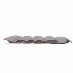 DECO ARTS - Coussin capitonné confort intérieur extérieur 120x60cm - gris galet