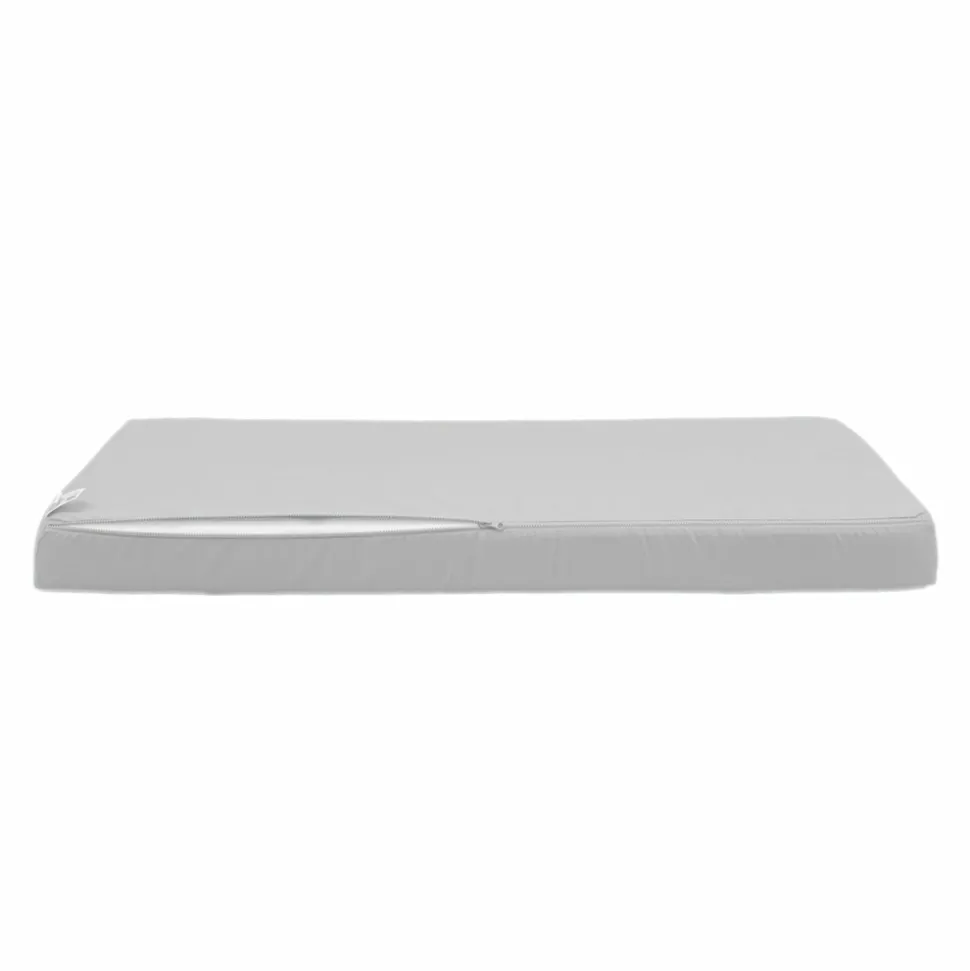 DECO ARTS - Coussins pour salon de jardin déhoussable 100x50cm gris galet
