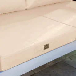 DECO ARTS - Coussins pour salon de jardin déhoussable 50x50cm beige