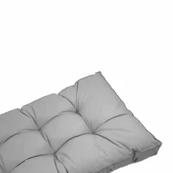 DECO ARTS - Coussins pour salon de jardin capitonné 120x60cm gris galet