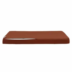 DECO ARTS - Coussins pour salon de jardin déhoussable 100x50cm terracotta