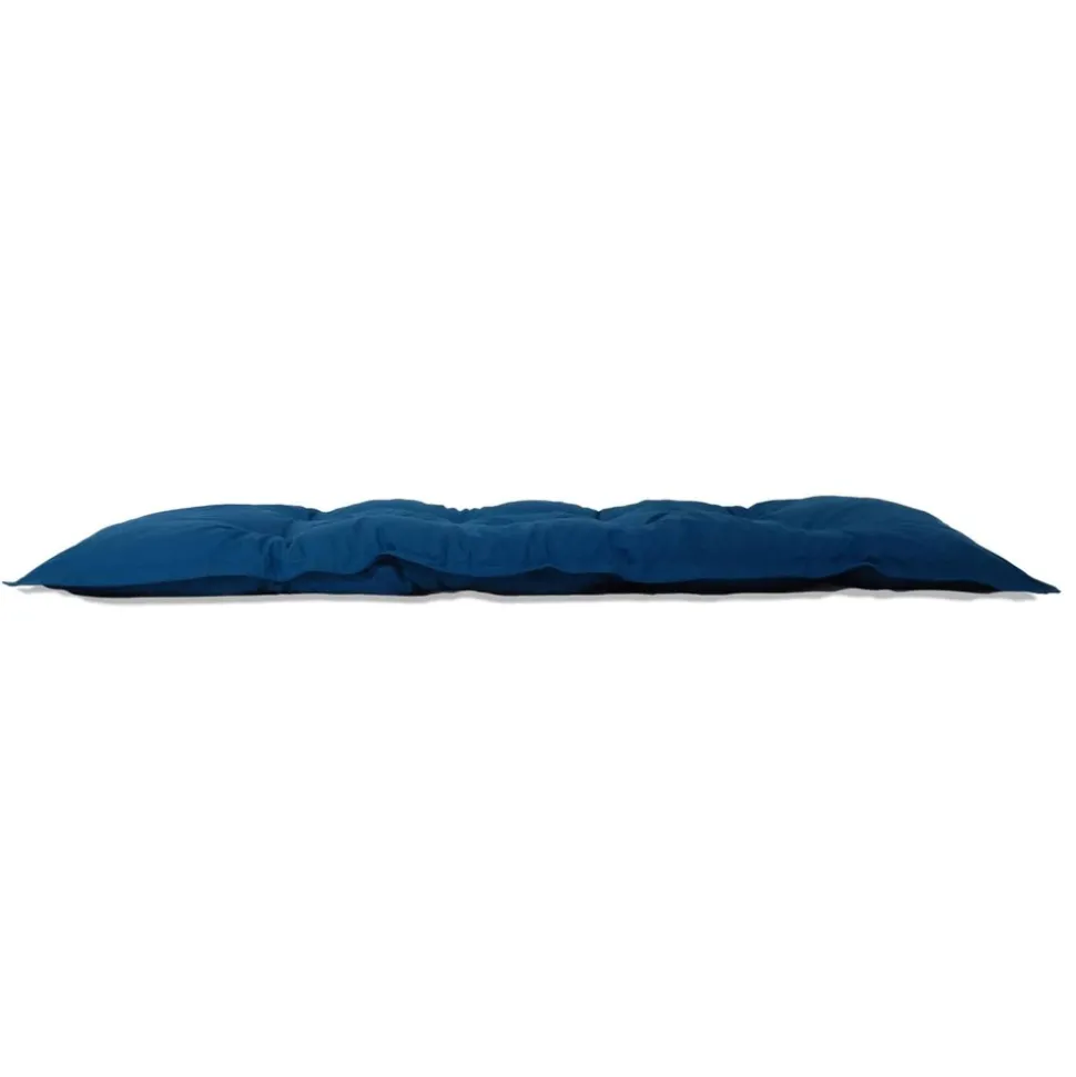 DECO ARTS - Futon xxl - matelas de sol 195x100cm - bleu petrole