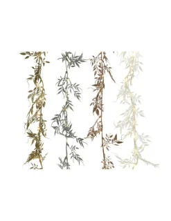 DECORIS - Guirlande decorative feuilles micro led2m 30 leds