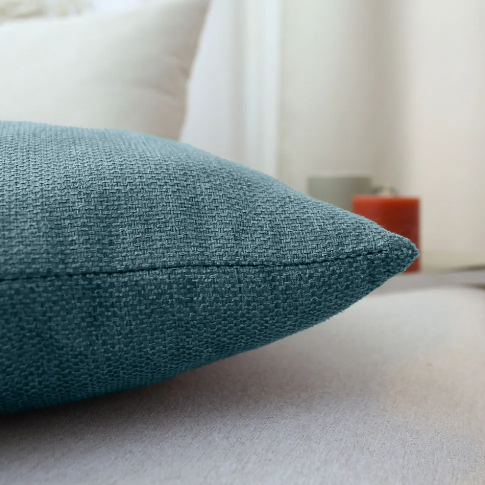 DECOSTARS - Decostars - coussin déhoussable en velours chenillé