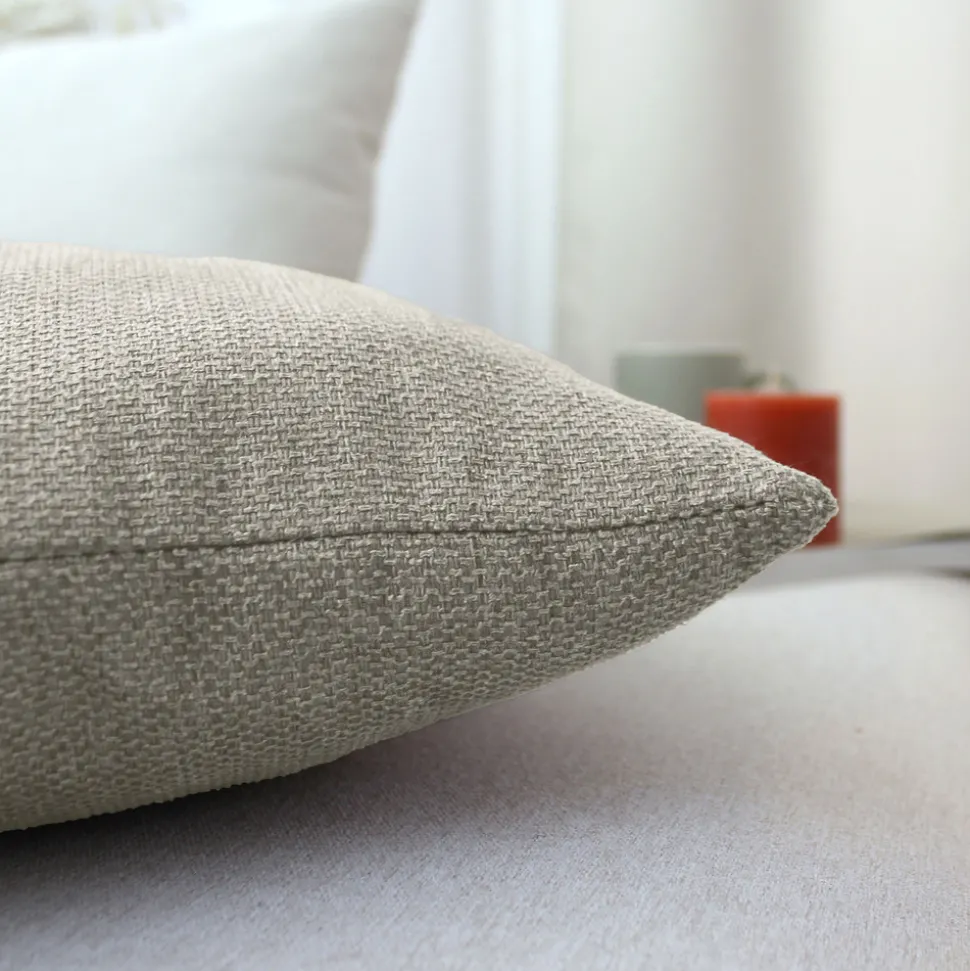 DECOSTARS - Decostars - coussin déhoussable en velours chenillé