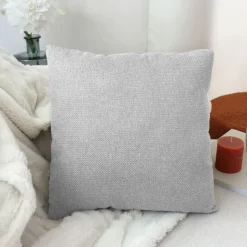 DECOSTARS - Decostars - coussin déhoussable en velours chenillé