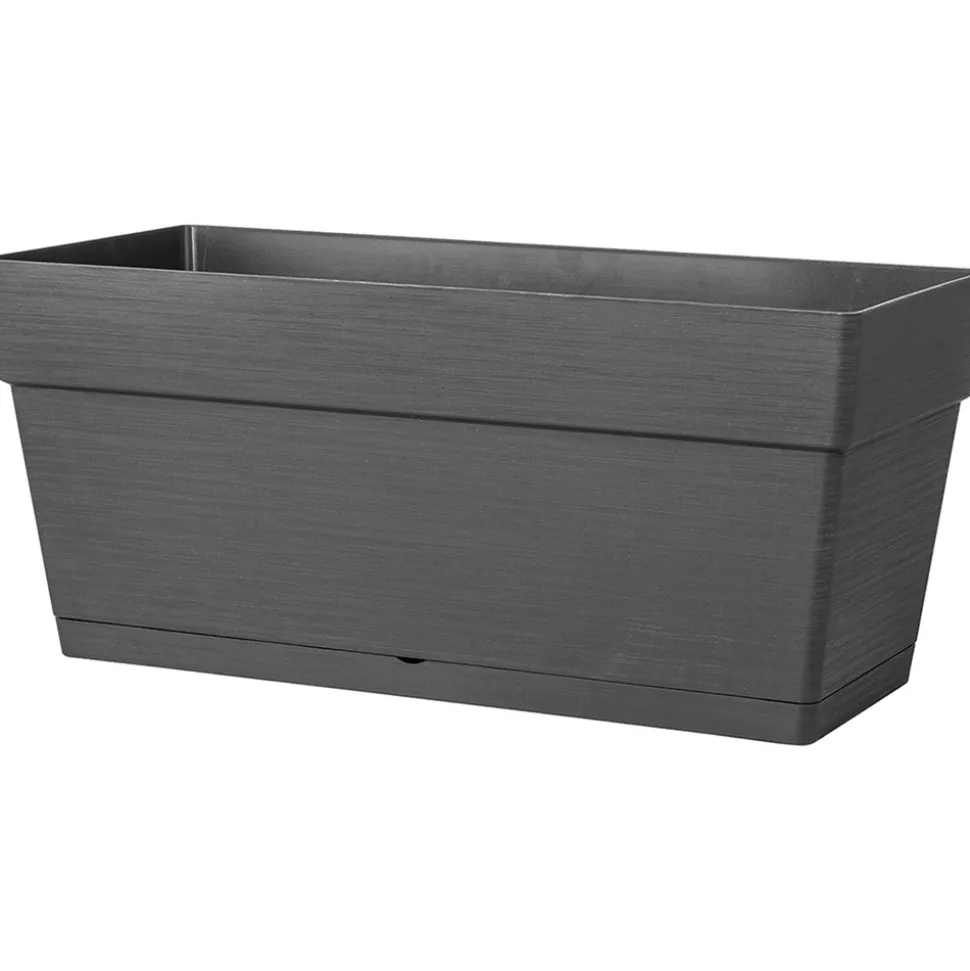 DEROMA - Muret Save R Anthracite à réserve d'eau 79 x 35 x H.35 cm