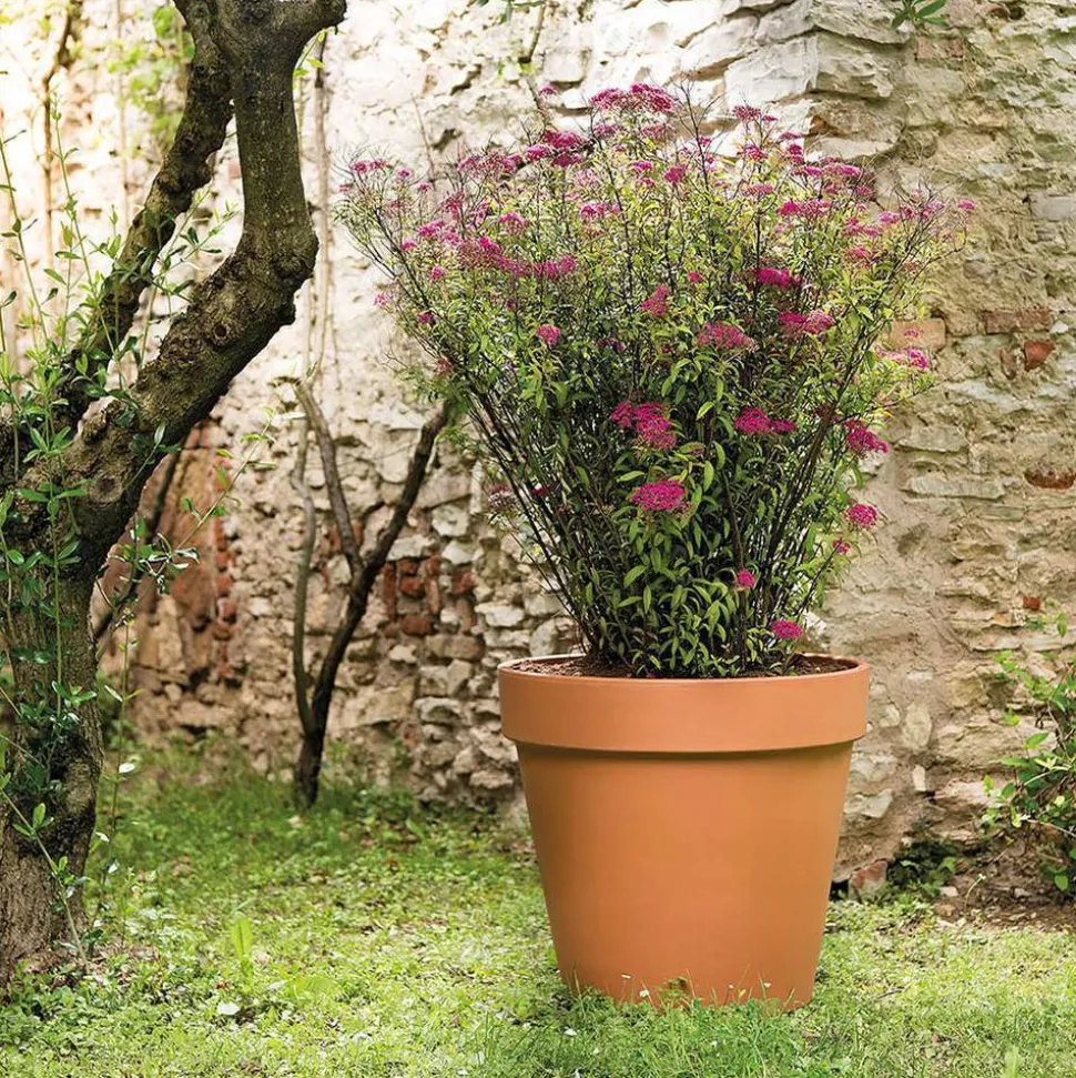 DEROMA - Pot Horticole en terre cuite Ø 35,7 x H. 30,1cm