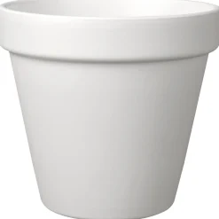 DEROMA - Pot Vaso Bigband en terre cuite émaillée Epoxy Talc - D.15cm
