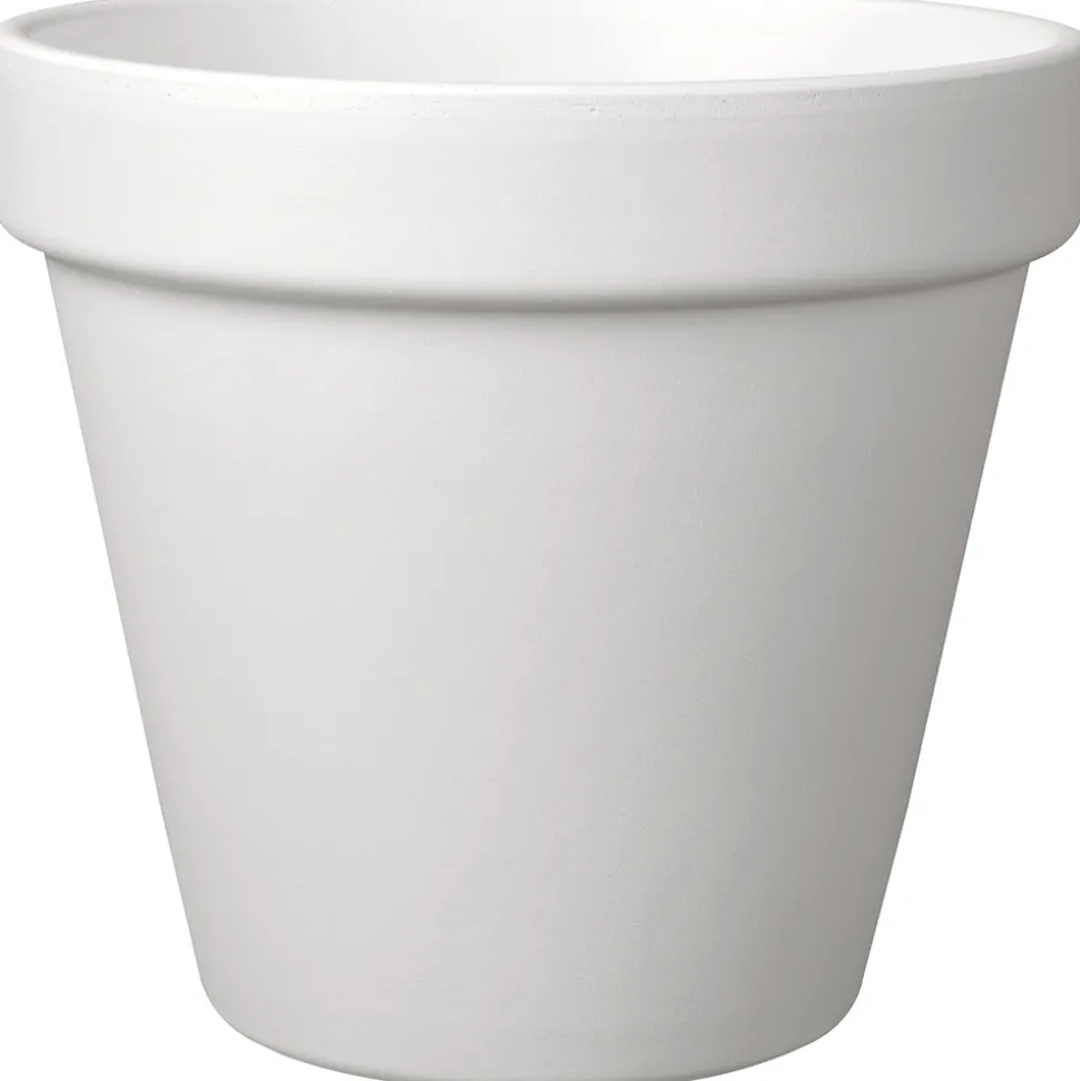 DEROMA - Pot Vaso Bigband en terre cuite émaillée Epoxy Talc - D.15cm