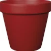 DEROMA - Pot Vaso Bigband en terre cuite émaillée Epoxy Piment - D.20cm
