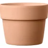 DEROMA - Pot Vaso Perfetto White en terre cuite - H.23,6 x D.29 m