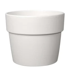 DEROMA - Pot Vaso Perfetto Bigband en terre cuite émaillée Epoxy Talc - D.29cm